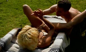 Hot Outdoor Anal Action With Petite Blonde Milf