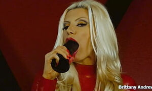 Femdom Blonde Brittany Andrews Dildo Fucks Her Love Holes!