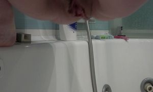 Chubby MILF Pisses And Shows Dirty White Panties. Big Cunt And Close-up. Homemade Fetish. Asmr. Amateur.