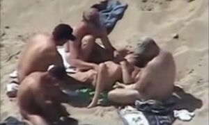 Gangbang At The Beach