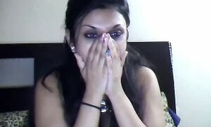 This Tiny Girl Is Amazed By A Very Big Cock. She Decides To Masturbate For Me.