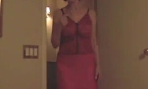 Mature Wears Lingerie And Blows Me