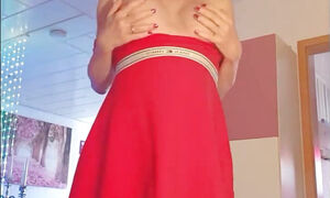 Ts Lilly Sophie Wank Her Hard Girlsdick And Plays With Her Big Tits Until She Release Her Big Load
