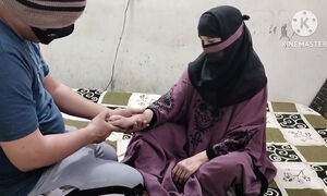 Indian Muslim Wife In Hijab Having Hot Sex With Her Husband