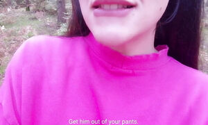 Outdoors Risky Joi In The Woods, Your Fantasy (german)