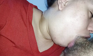 Pimples All Over Horny Cuckold's Cock With The Best Blowjob