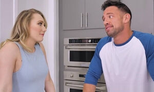 A.j. Applegate Whips Up A Creampie From A Married Man