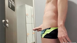 I Pull Out My Dick In Public Swimming Pool And Pregnant Women Decide To Help Me Cum.