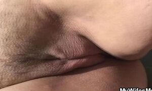 Wifey Caught Her Big-chested Elder Mummy Railing His Cuckold Man Meat