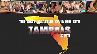 Lusty Mature Blonde Giving A Handjob