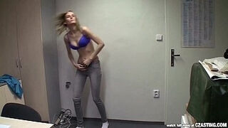 Czasting - Skinny Czech Blonde At Casting