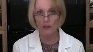 Granny Doctor Examines Huge Cock