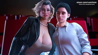 Huge Tits Step Mom Gets Horny In Public Cinema &vert; Apocalust &vert; Taboo Hentai Game &vert; Part &num;2