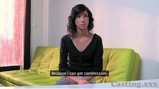 Casting Hd Innocent Brunette Fucked On Desk