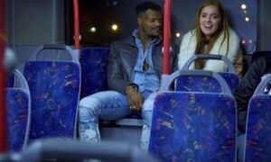 2 Sweeties Drill Massive Big Black Cock On Bus!