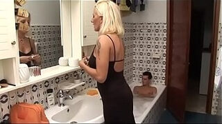 Perverse Step Mom Spies And Fucks Her