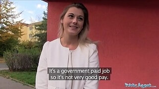 Public Agent Sexy Teacher Agnes White Fucking In A Car For Extra Cash