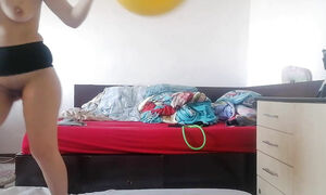 Sexy Hairy Brunette, Big, Big Ass. Hairy By A Sexy Woman Dancing Naked.