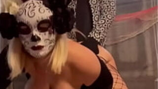 Fucking Milf At Halloween Party