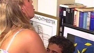 Blonde Milf Anal Pounded Ass To Mouth Cumshot