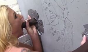 Leya Falcon Rockets All Over Big Black Cock - Gloryhole