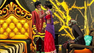 Indian Stepmom And Stepdad Prepare Their Virgin Stepson Before The Wedding By Having Threesome Sex To Lose His Virginity In A Hotel Room