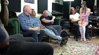 Interracial Age Gap Gangbang With Multiple Cream Pies - Preview