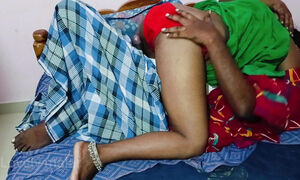 Desi Village Couples Romance On Bed