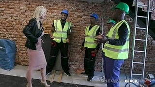 Privateblack - Naked Nympho Nathaly Cherie Dicked By 4 Big Black Cocks