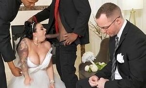 Payton Preslee's Wedding Turns Harsh Multiracial 3some - Hotwife Sessions