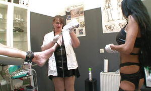 Two Milf Does Hardcore Bdsm With One Guy