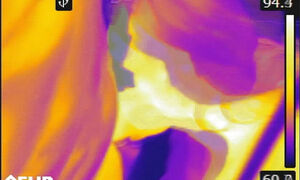 We Play With A Flir Thermal Imager And He Blows A Hot Load On My Tits After Bj